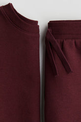 2-piece Sweatsuit Dark Red